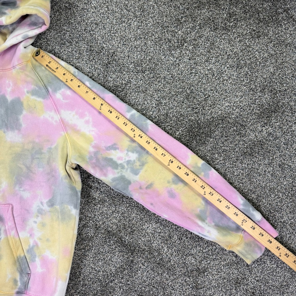 Bodega Hidden In Plain Sight Tie Dye Hoodie Mens XL Pink Yellow Grey Tie Dye USA - Picture 10 of 11